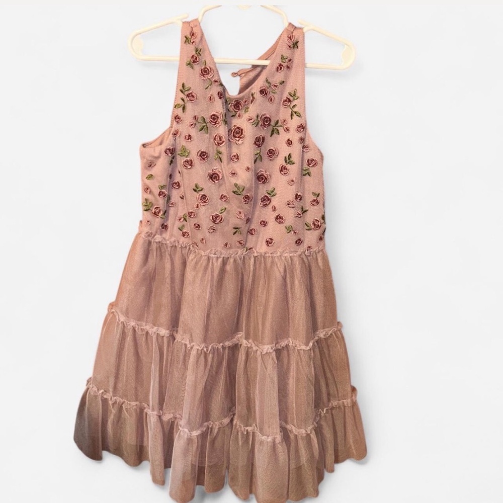 Cat & Jack Pink Floral Kids Dress